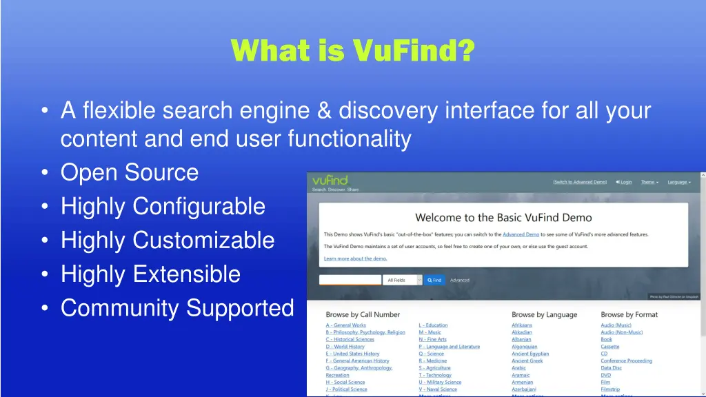 what is vufind