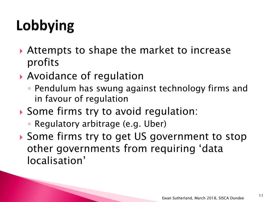 attempts to shape the market to increase profits