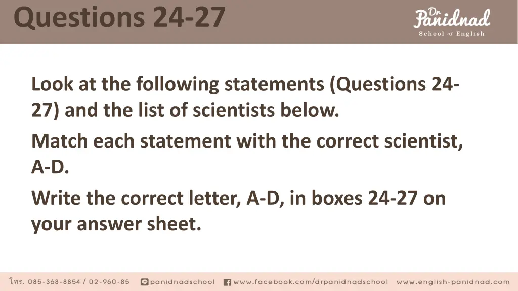 questions 24 27