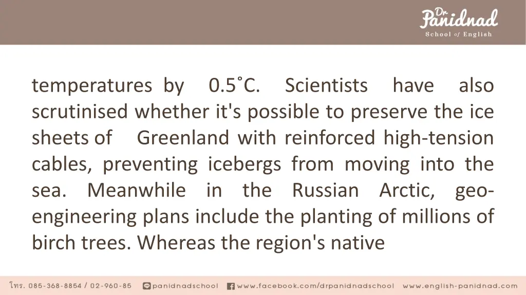 temperatures by 0 5 c scientists have also
