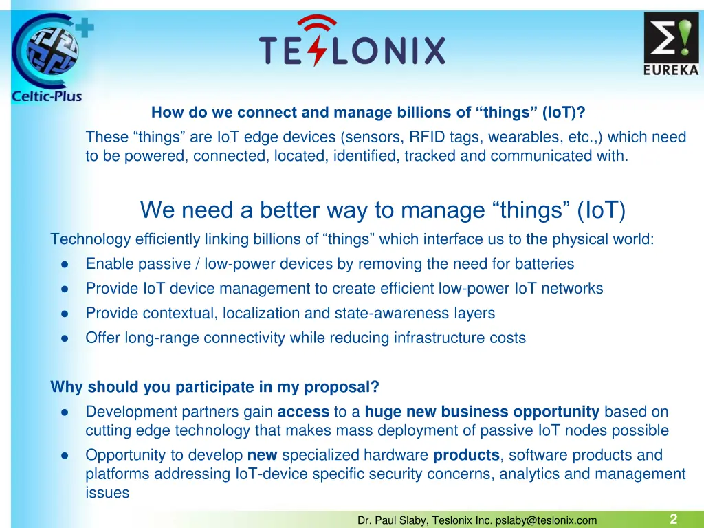 how do we connect and manage billions of things