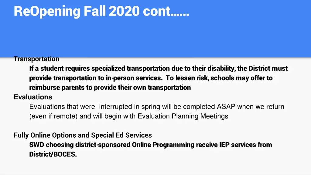 reopening fall 2020 cont