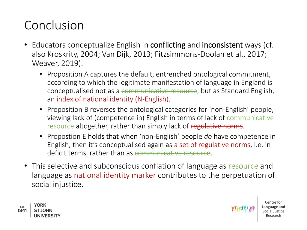 conclusion