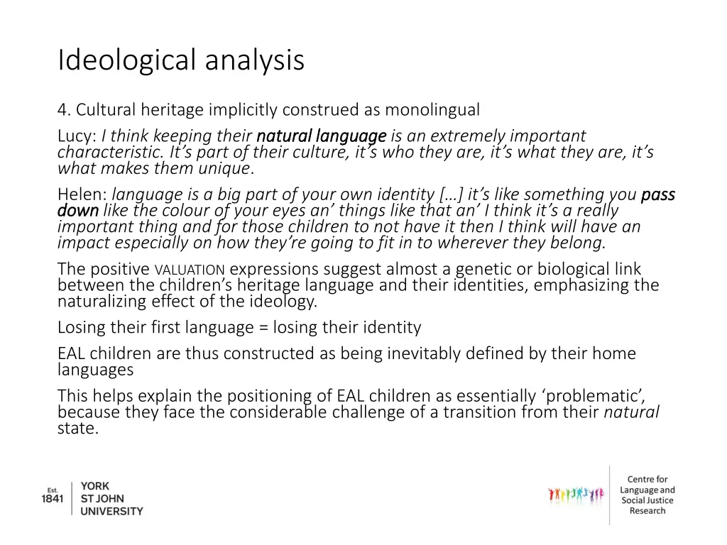 ideological analysis 3