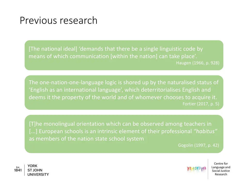 previous research 3