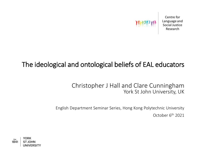 the ideological and ontological beliefs
