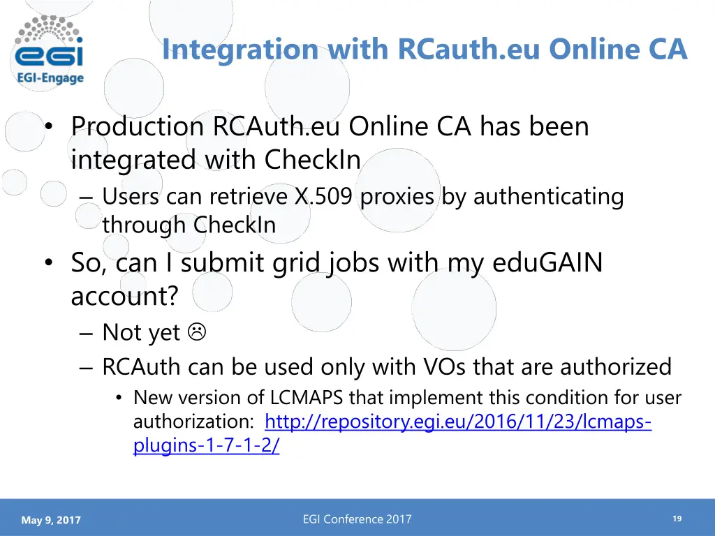integration with rcauth eu online ca 1
