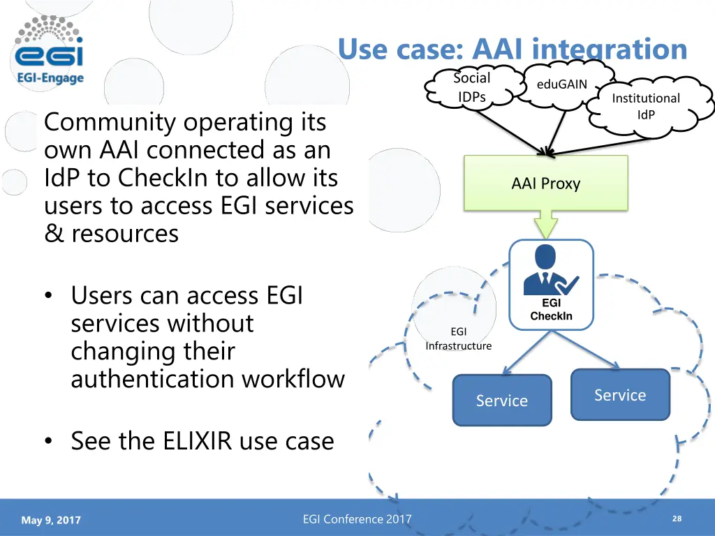 use case aai integration social idps