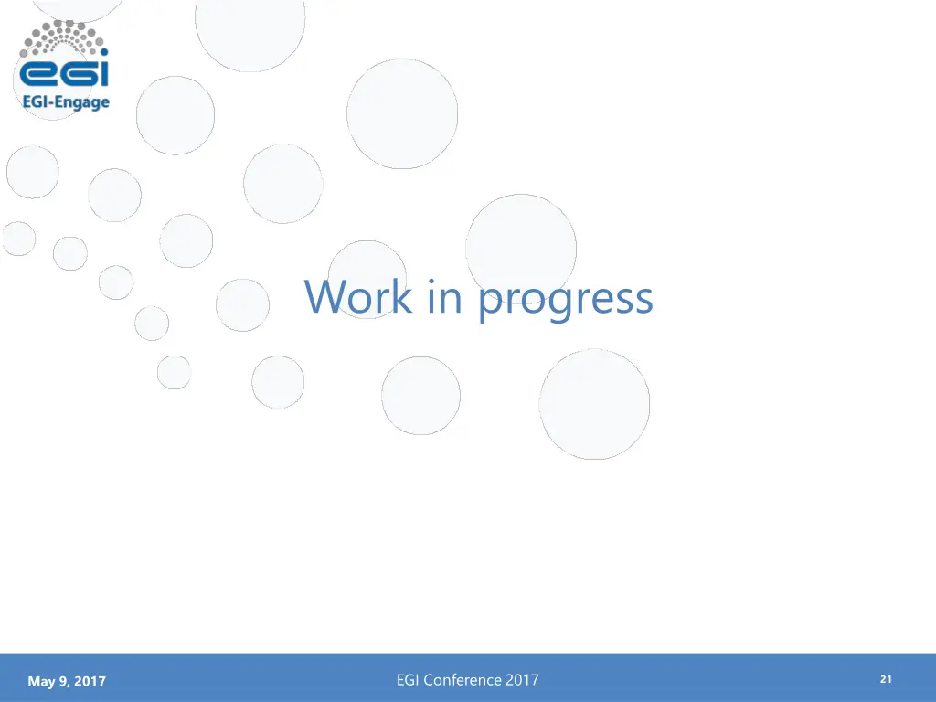 work in progress