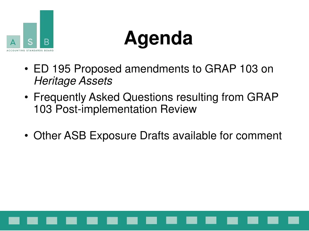 agenda