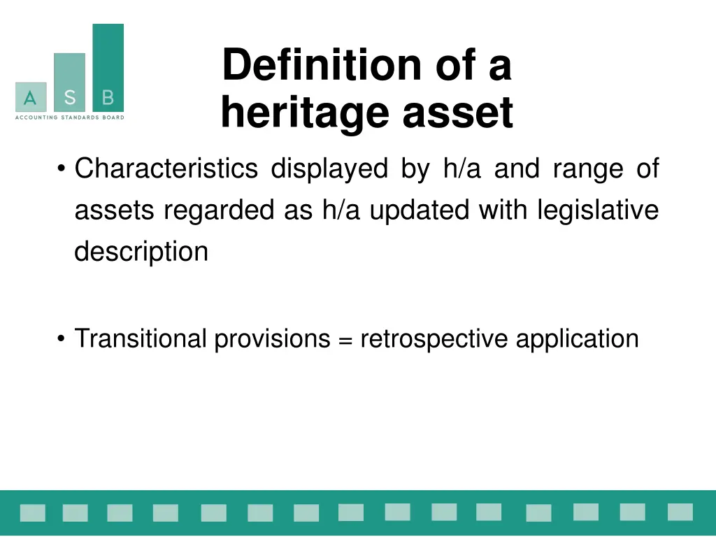 definition of a heritage asset 1