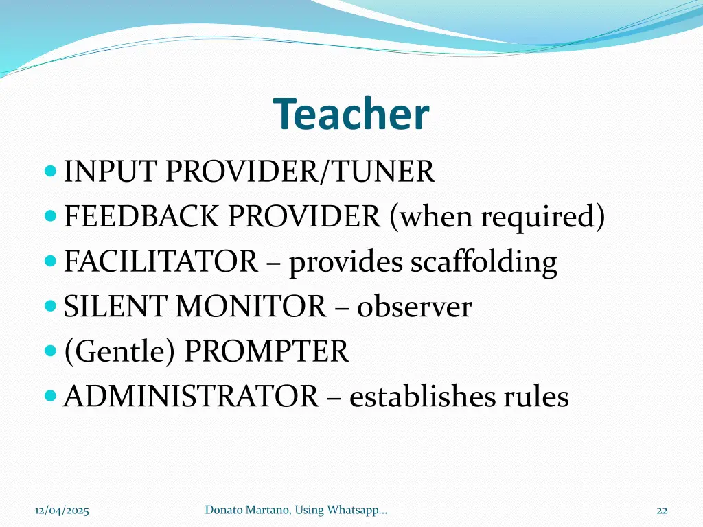 teacher