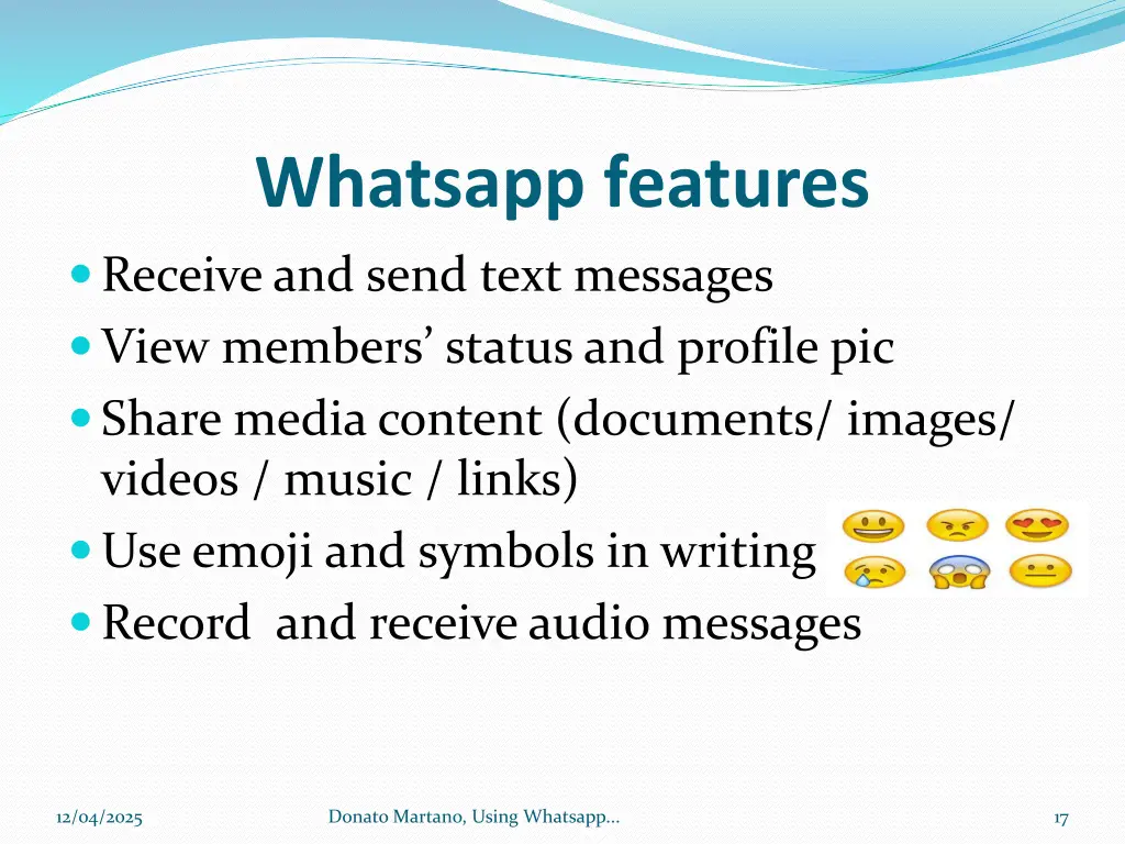 whatsapp features
