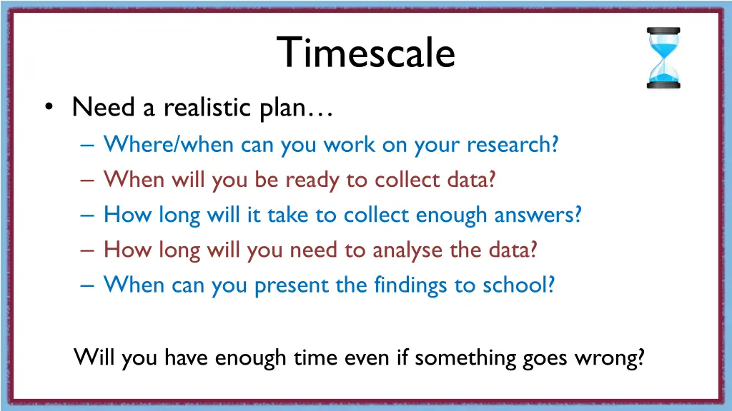 timescale