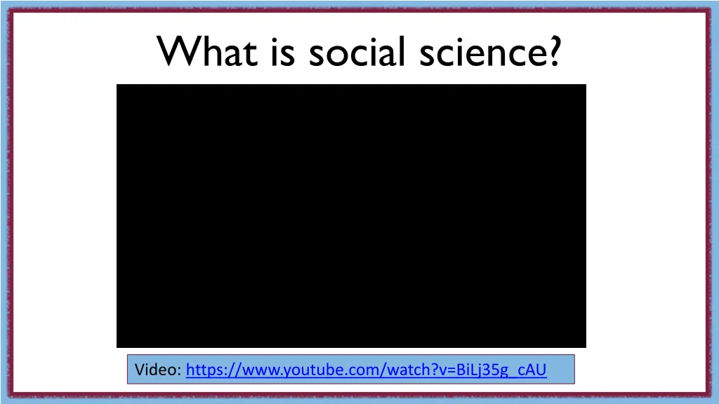 what is social science