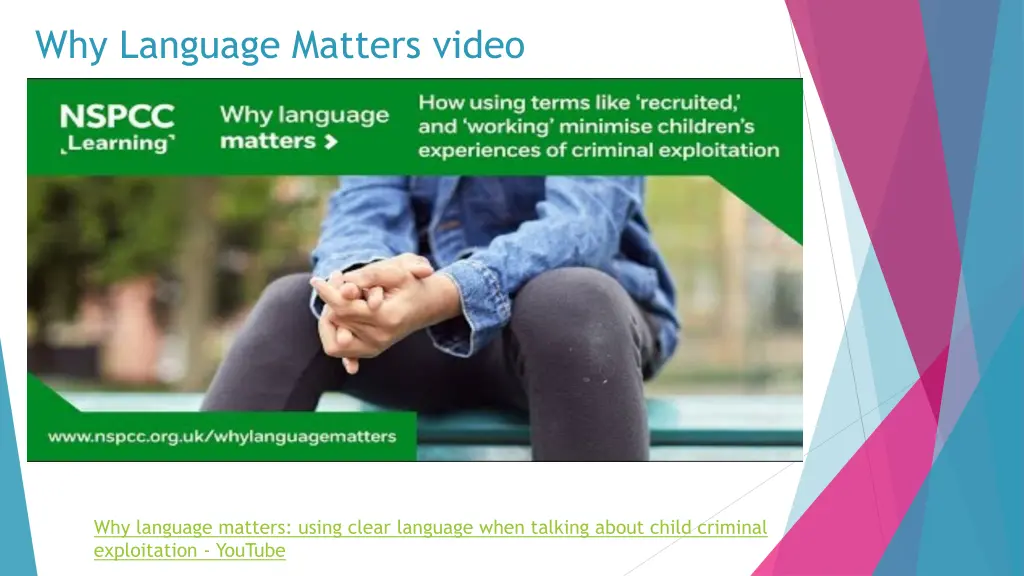 why language matters video