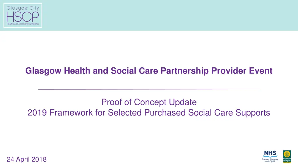 glasgow health and social care partnership