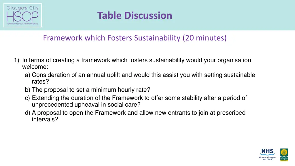 table discussion 1
