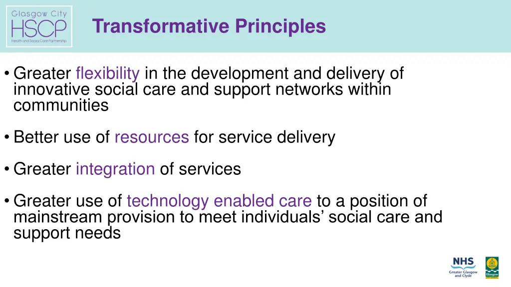 transformative principles