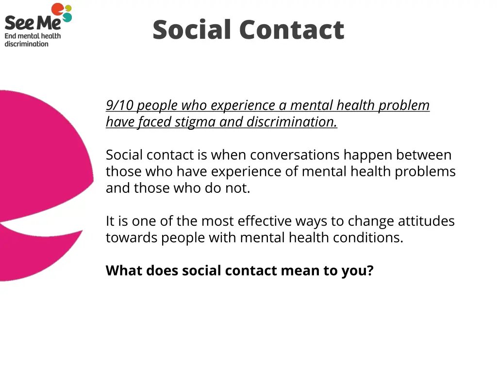 social contact 1