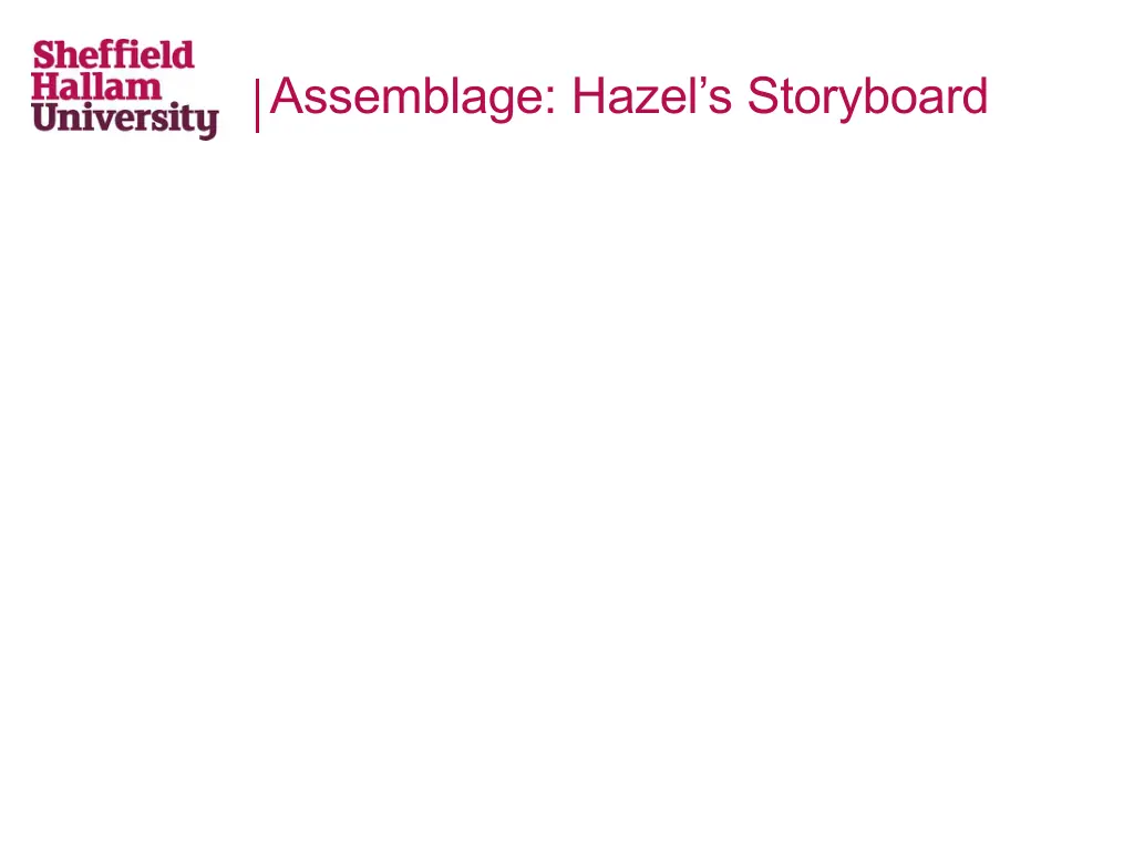 assemblage hazel s storyboard