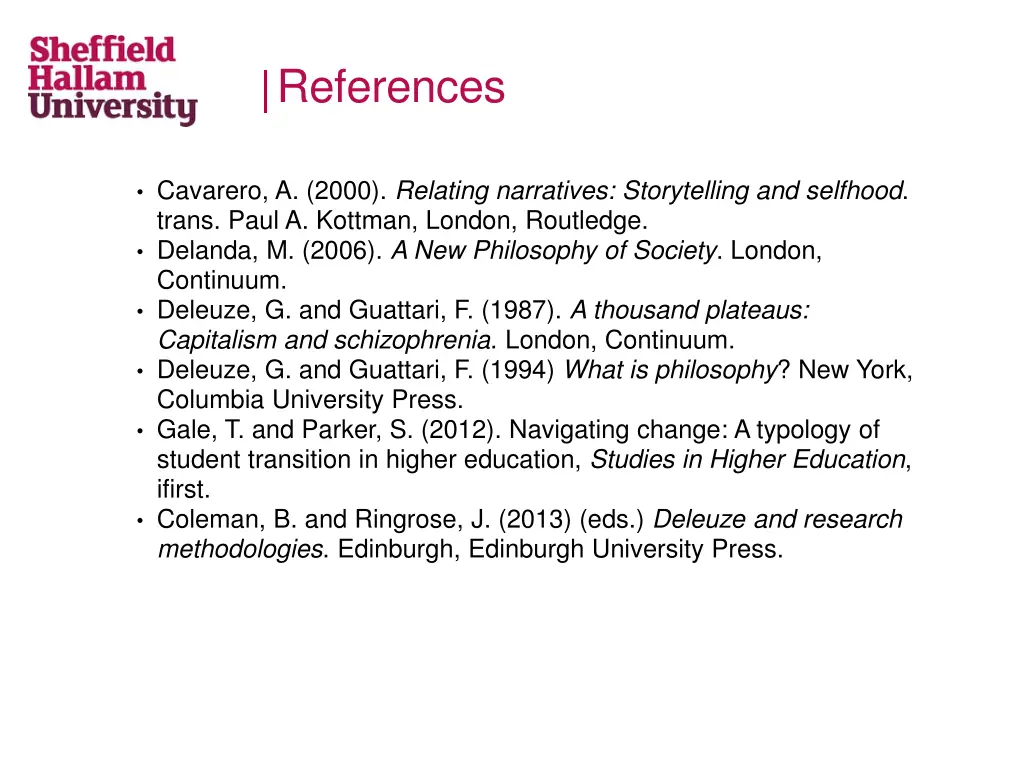 references