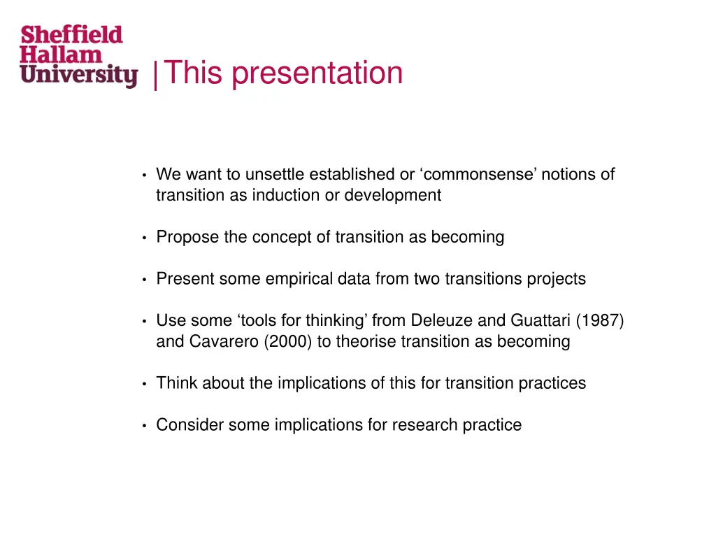 this presentation