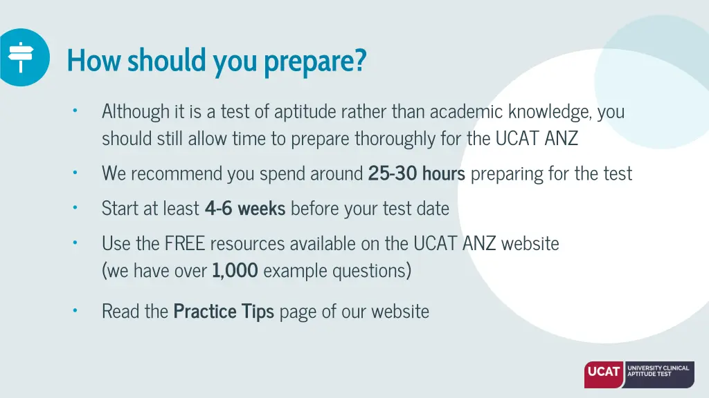 how should you prepare should still allow time