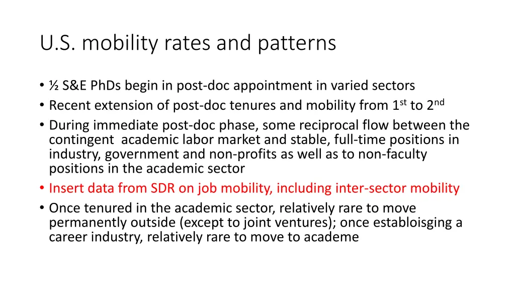 u s mobility rates and patterns