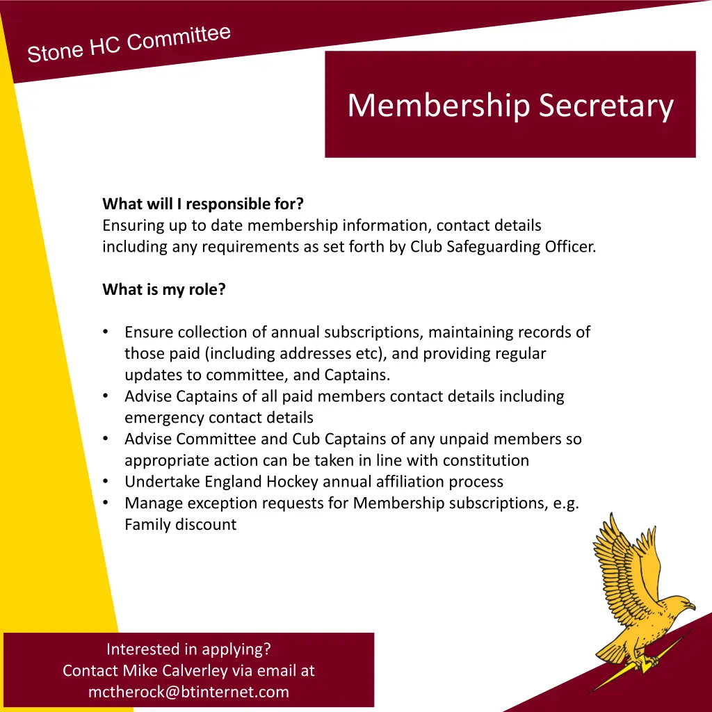 membership secretary