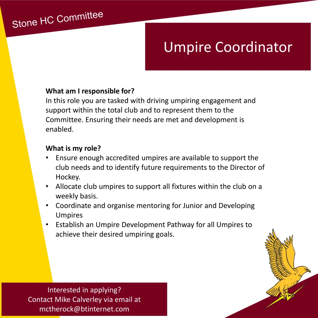 umpire coordinator