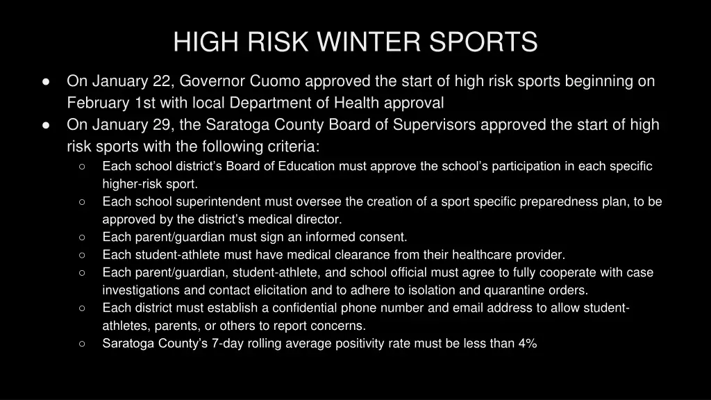 high risk winter sports
