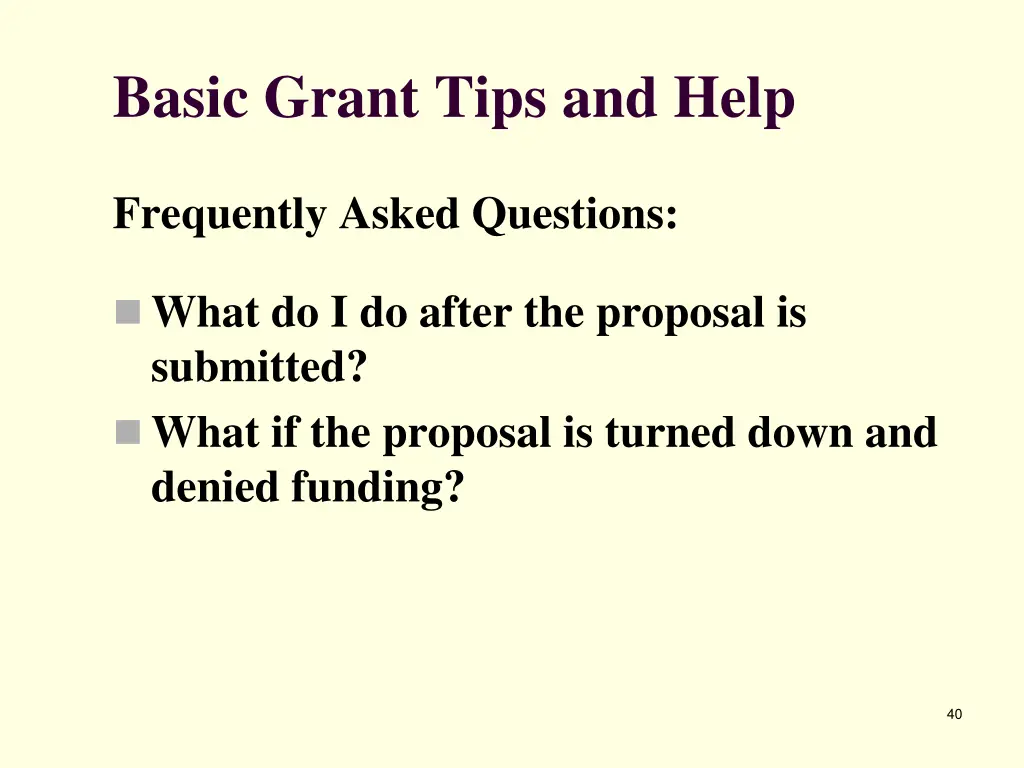 basic grant tips and help 1