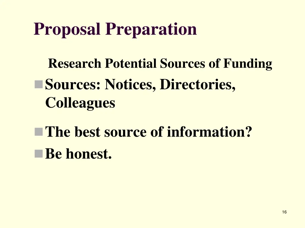 proposal preparation 11