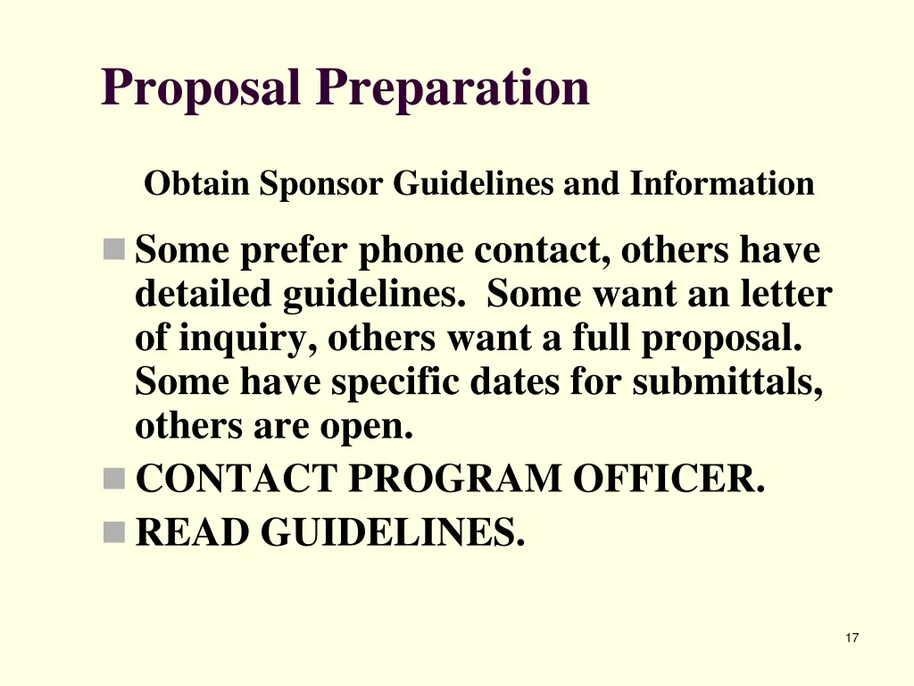proposal preparation 12