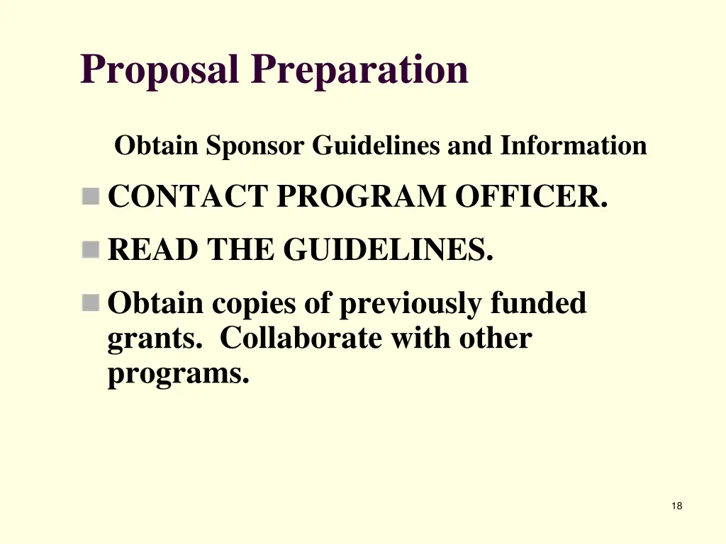 proposal preparation 13