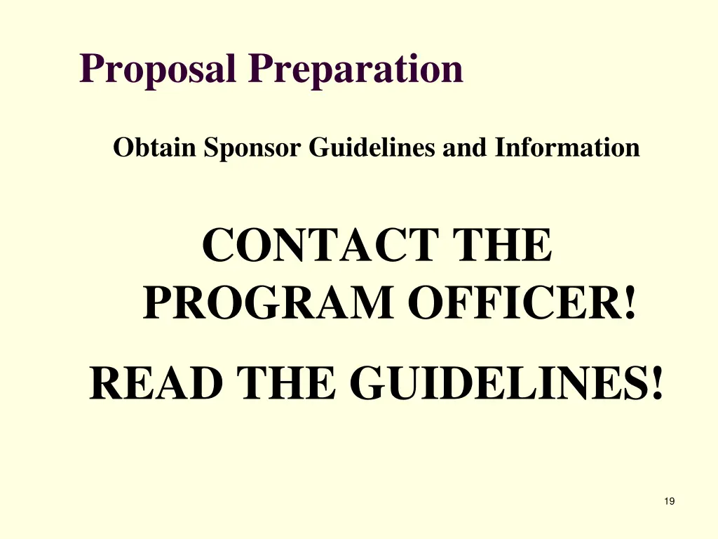 proposal preparation 14