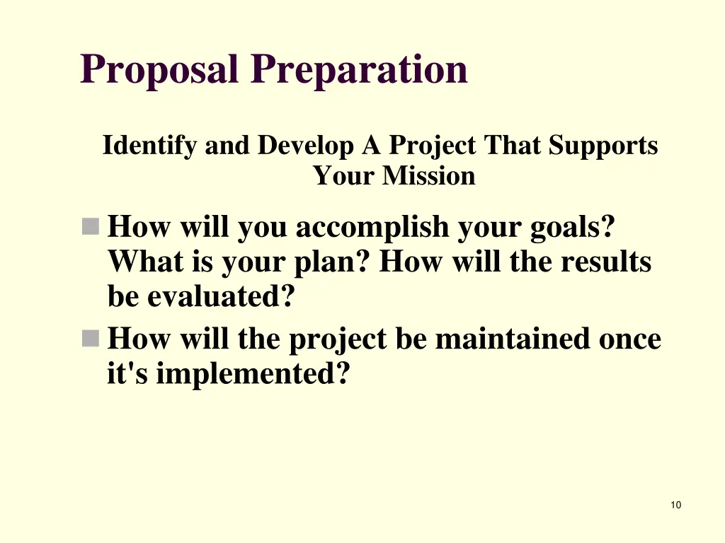 proposal preparation 5