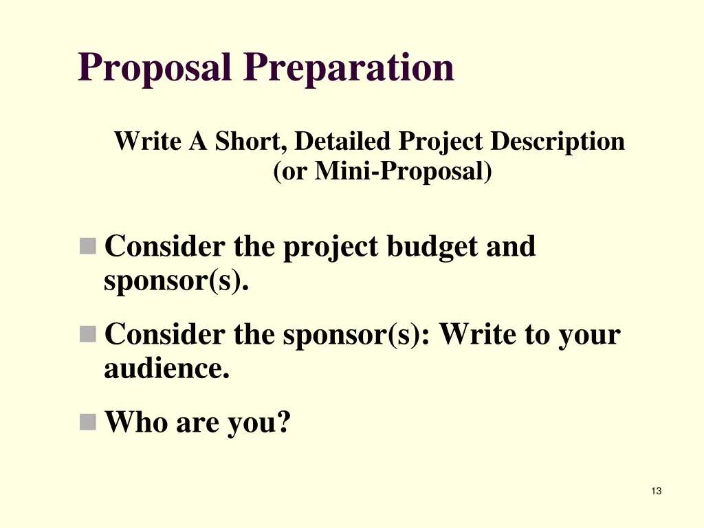 proposal preparation 8