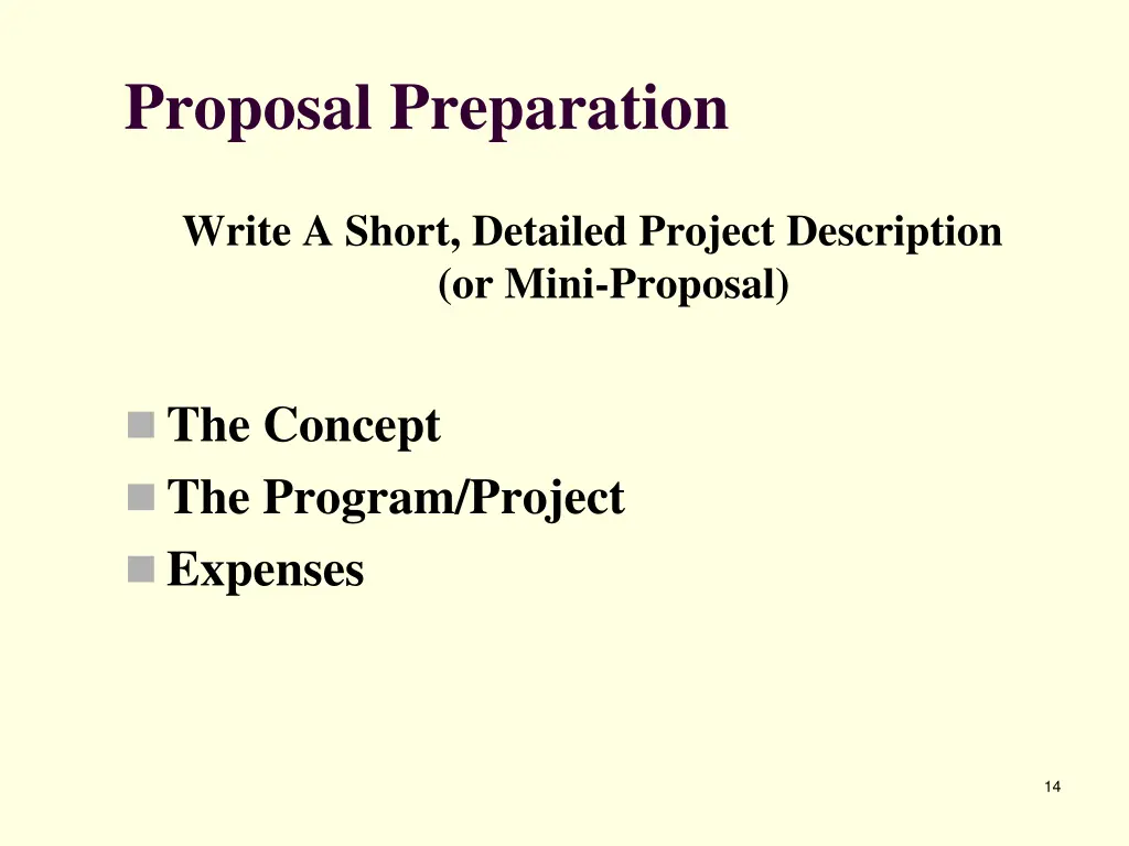 proposal preparation 9