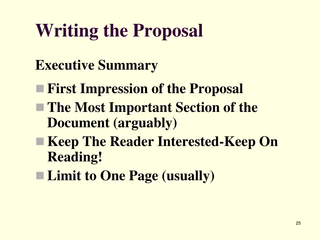 writing the proposal 3