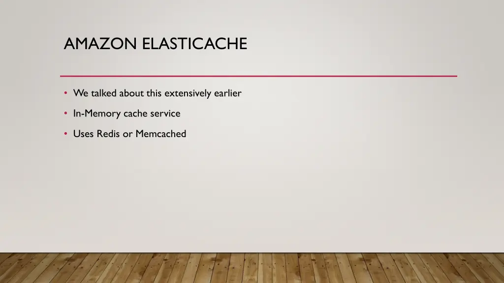 amazon elasticache