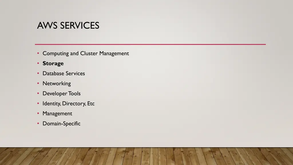 aws services 1