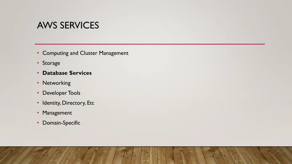 aws services 3