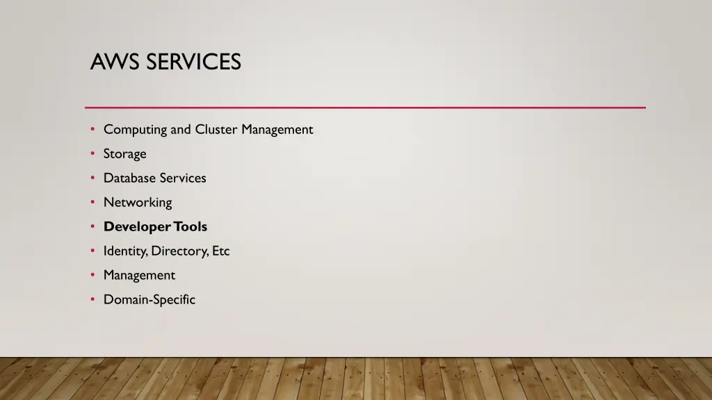 aws services 5