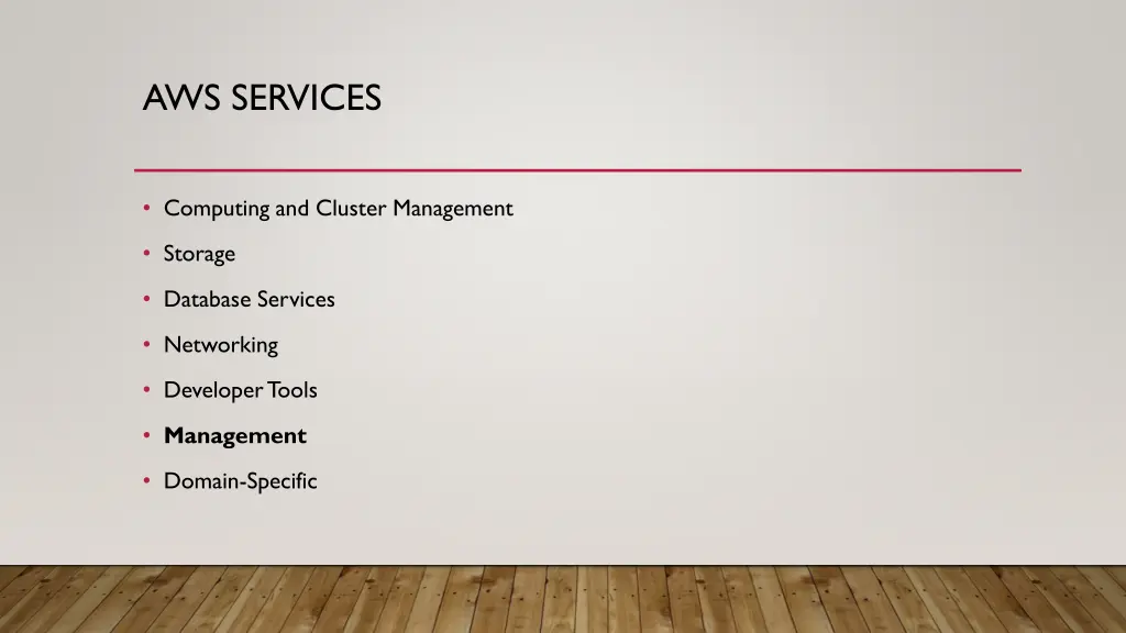 aws services 6