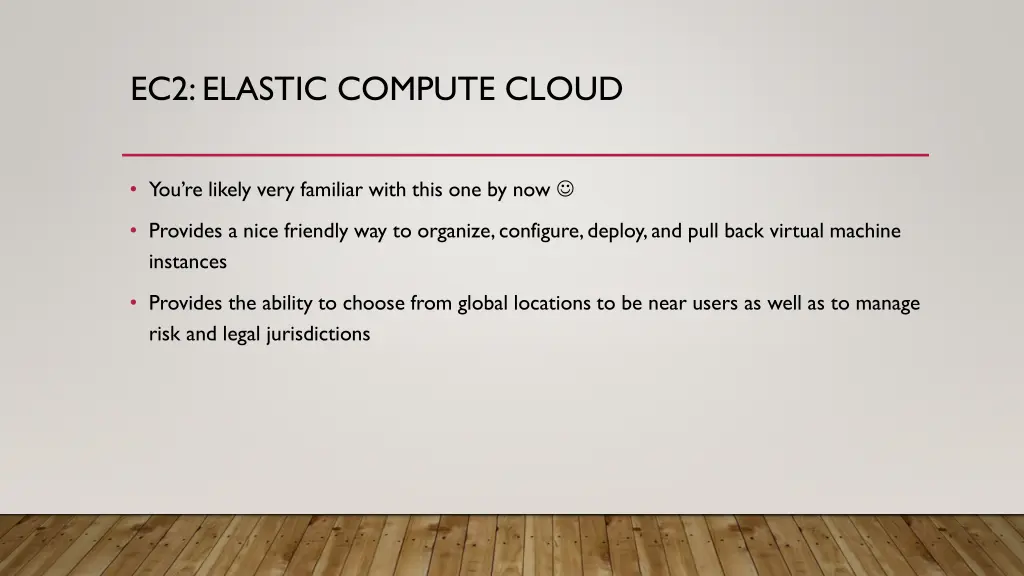 ec2 elastic compute cloud