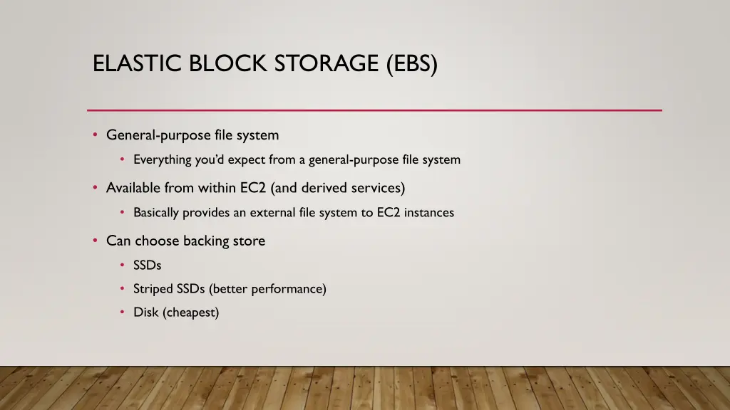 elastic block storage ebs