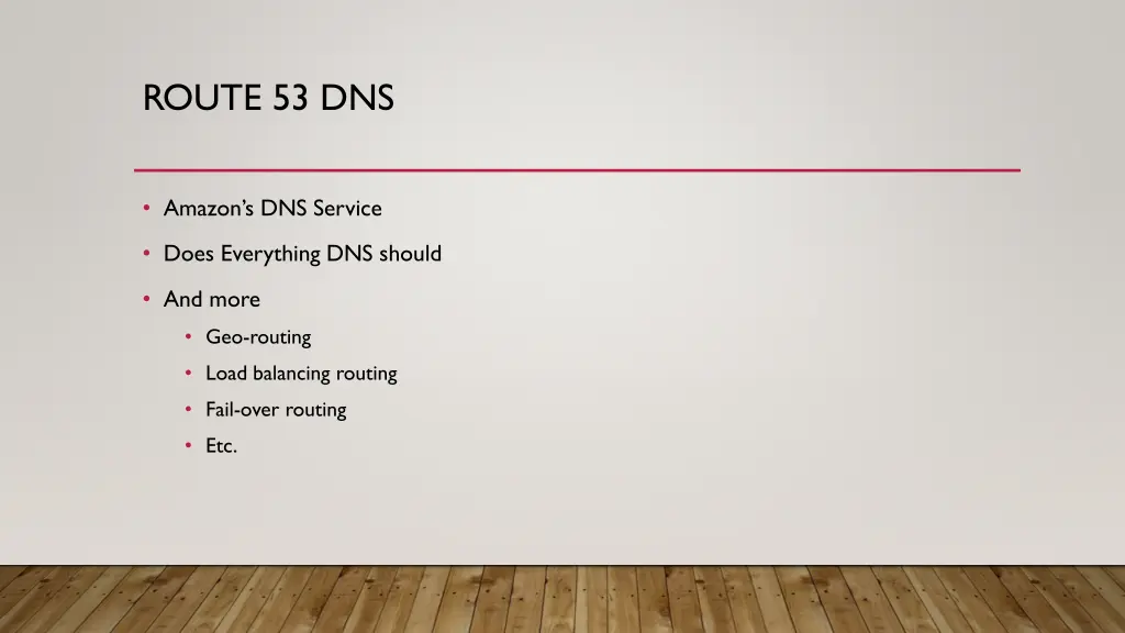 route 53 dns