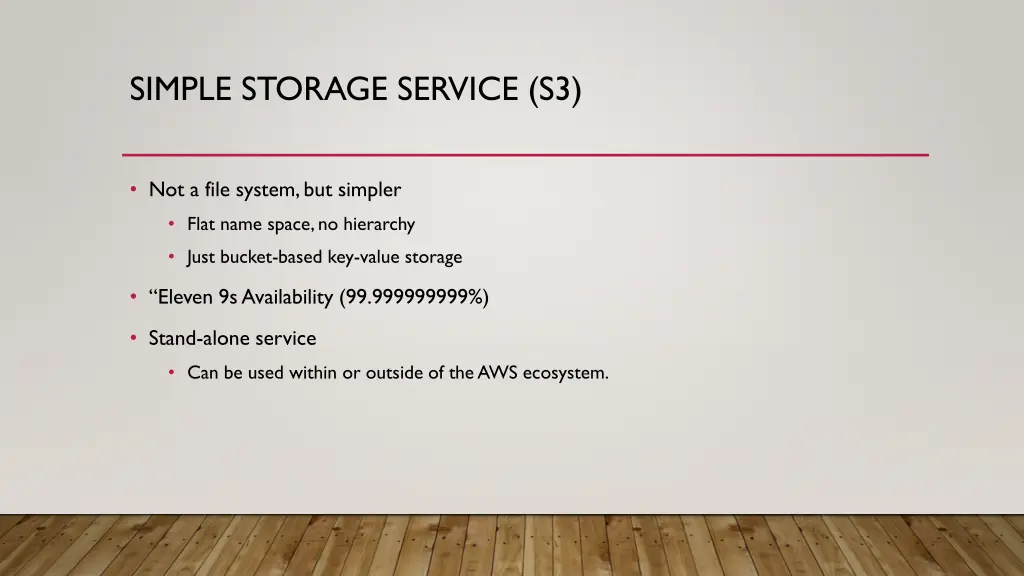 simple storage service s3